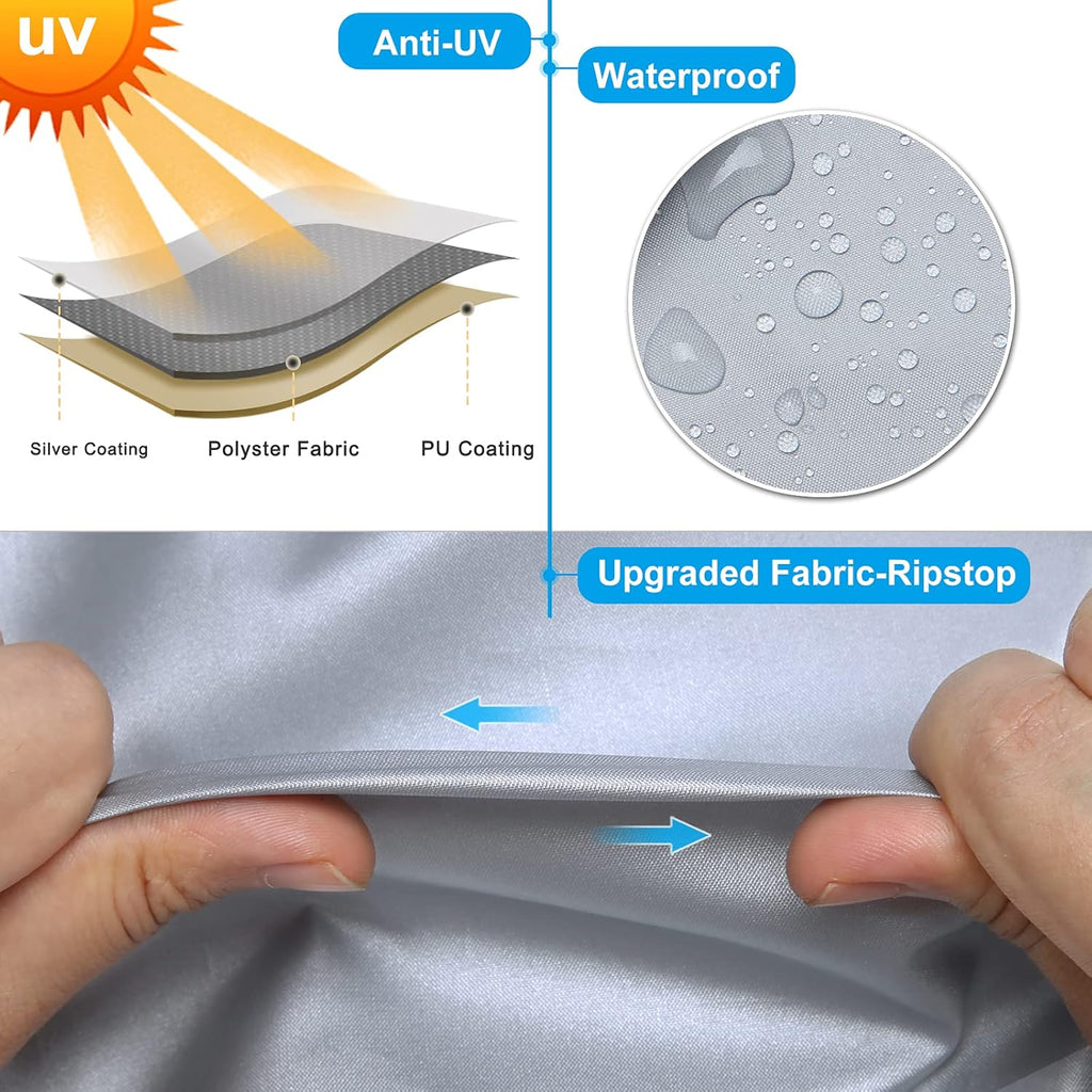 Rip-Stop Waterproof Polyester 5th Wheel RV Cover Pack of 2 W90664