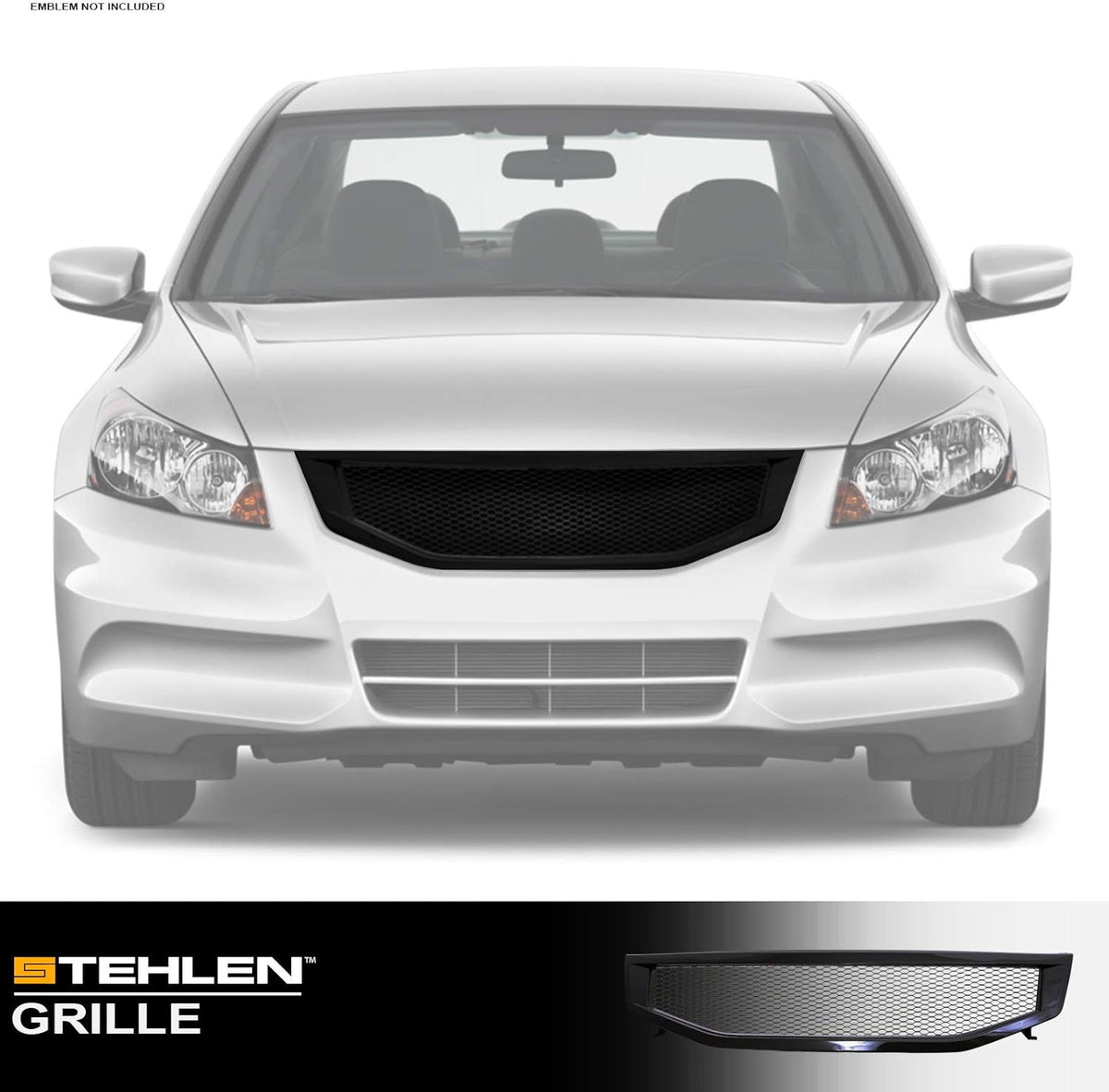 Black Aluminum Mesh Front Hood Bumper Grille for Honda Accord 4 Door Sedan K532