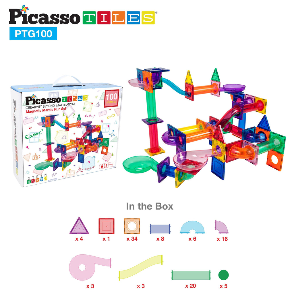 Magnetic Marble Run 100 Piece Building Set G459