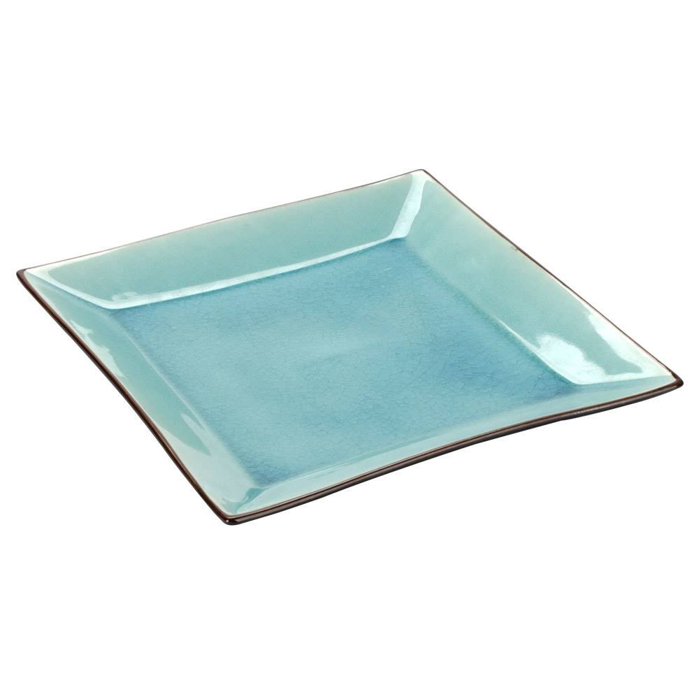5-Inch Lake Water Blue Square Plate G511