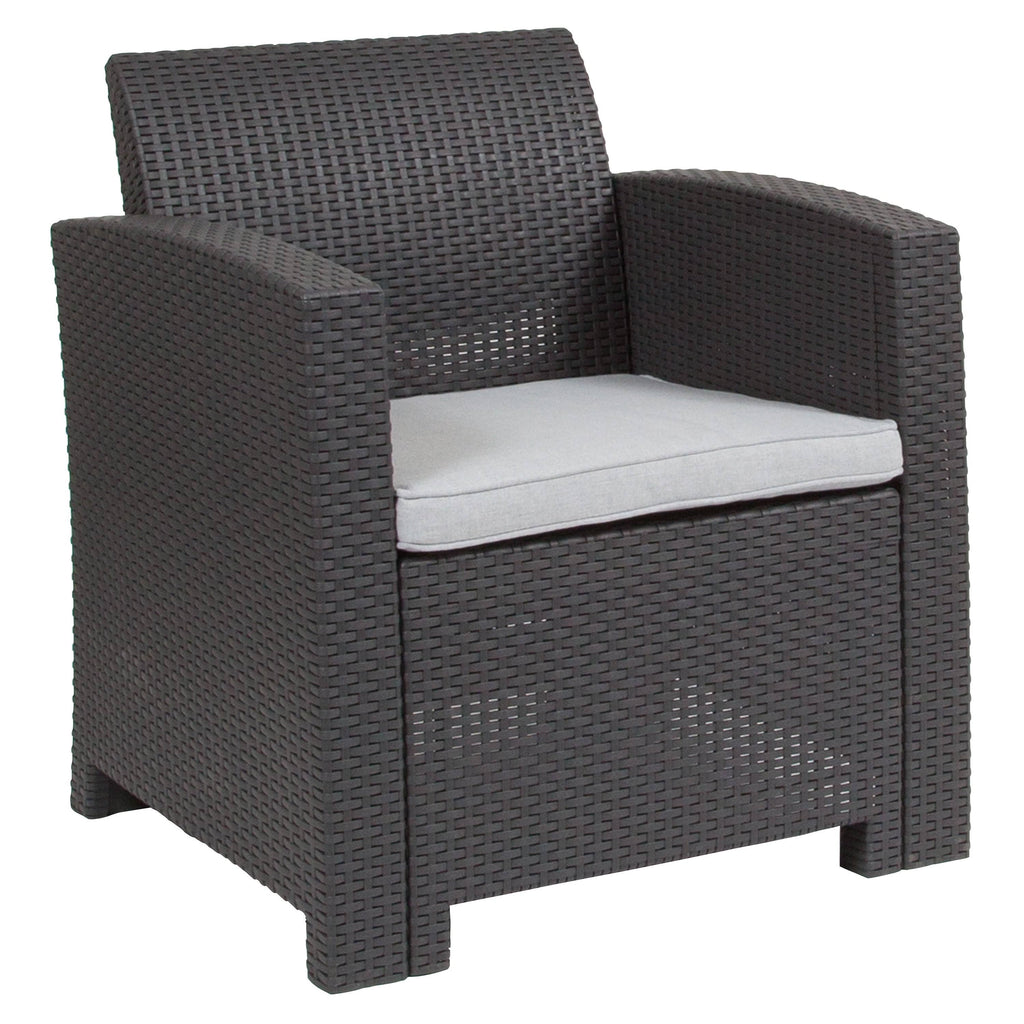 Rattan Lounge Chair E683