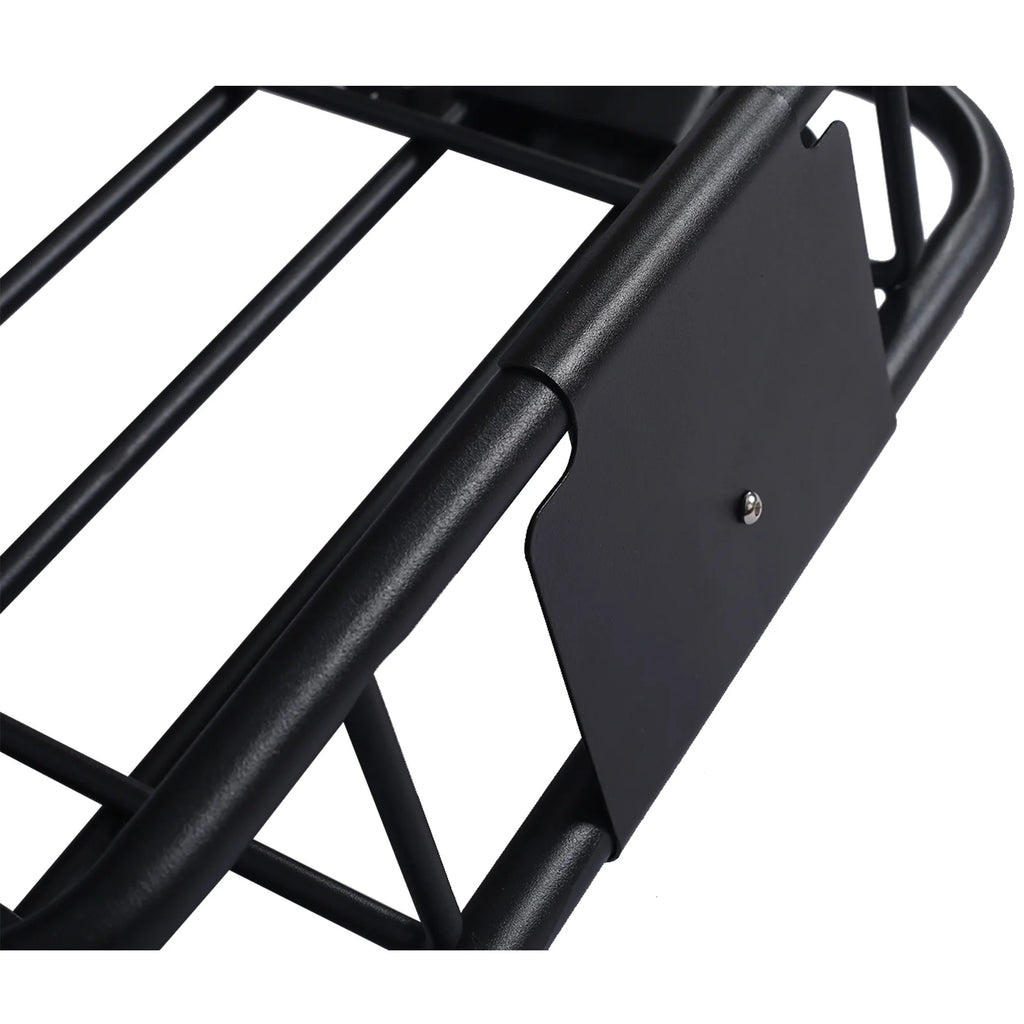 Black Steel Roof Rack Cargo Carrier Basket B1547