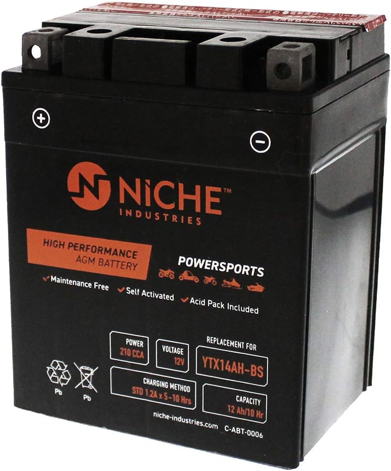 12V 210CCA AGM Sealed Battery M5878