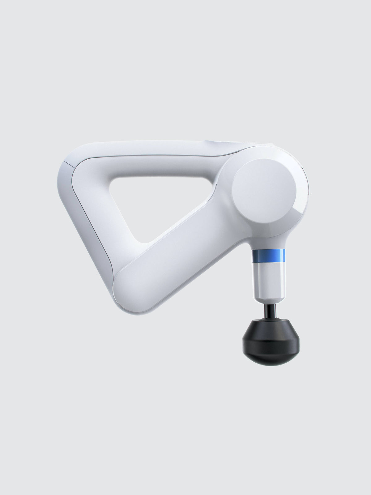 White Handheld Percussive Massage Gun with Travel Case L271