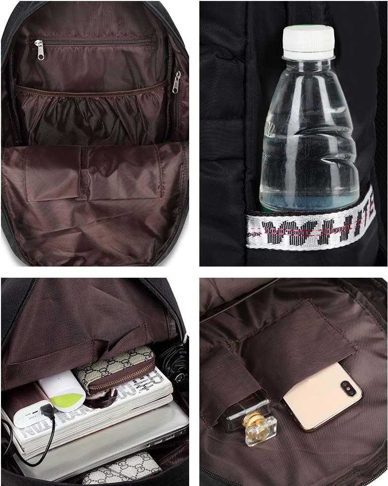 Casual Laptop Backpack School Bag D6011