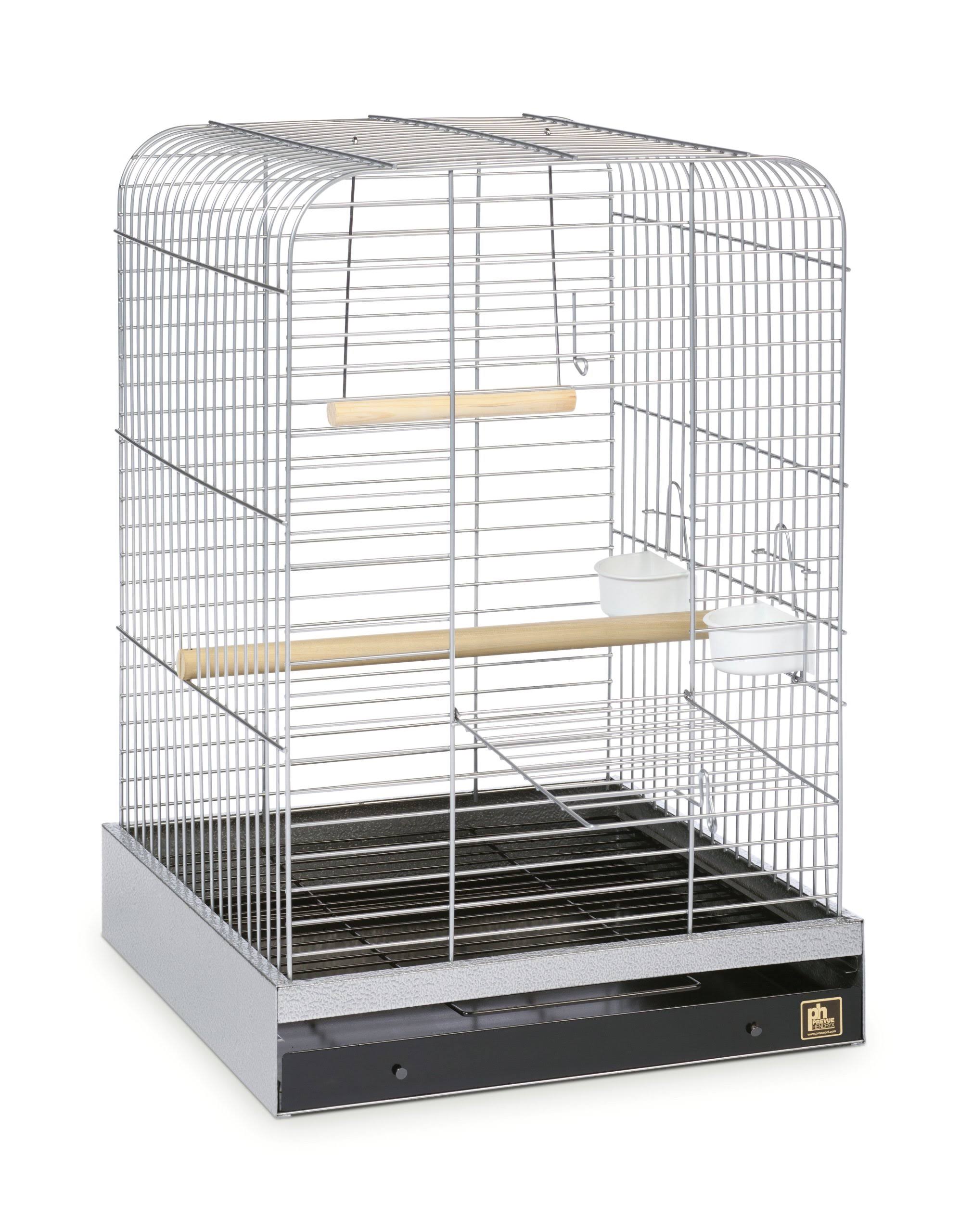 Chrome Parrot Cage O2436