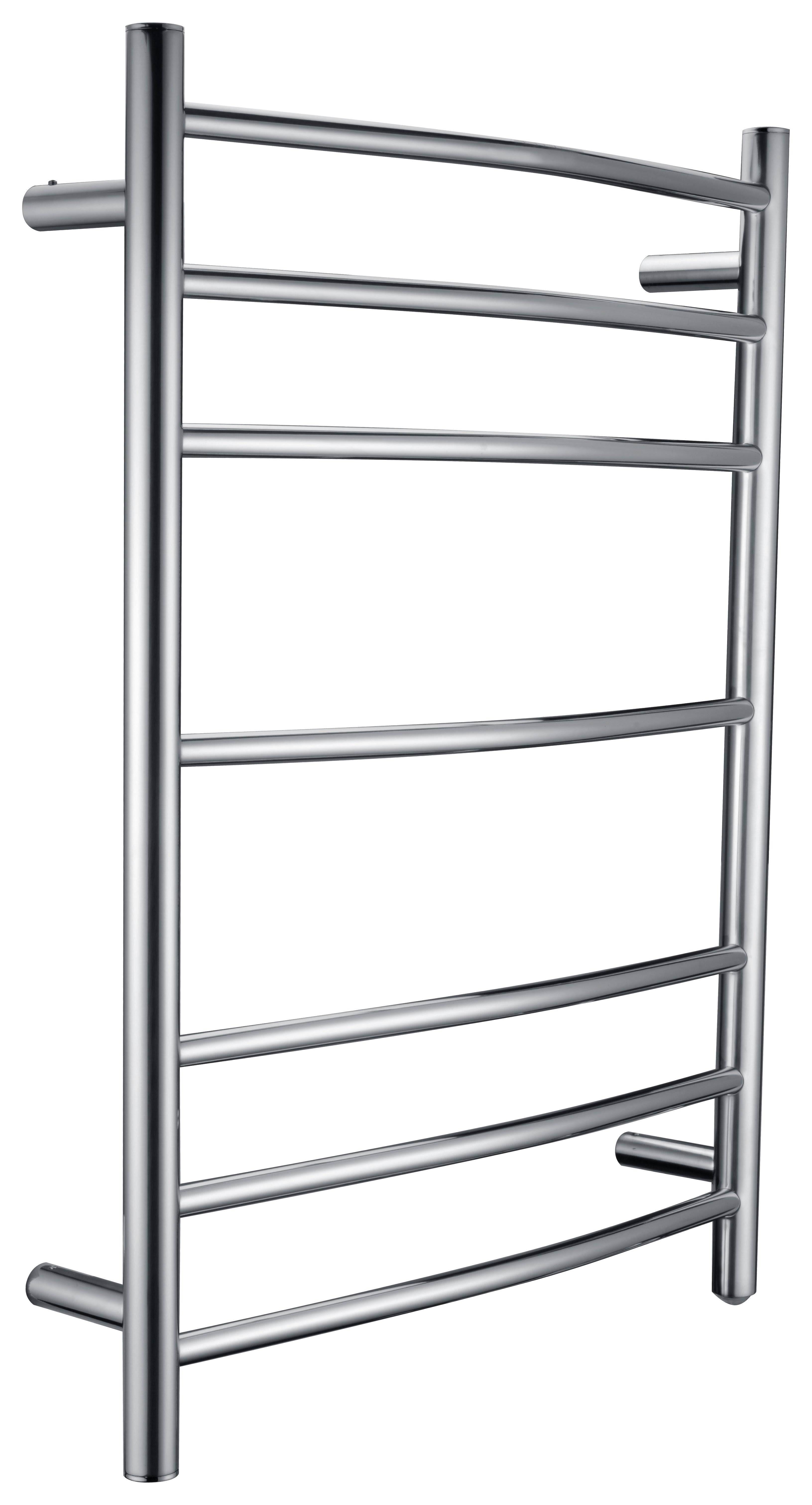 Polished Chrome 7-Bar Electric Towel Warmer Y8326