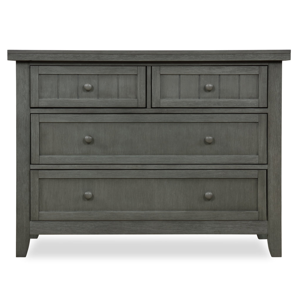 Maple Double Dresser In Weathered Grey P1561