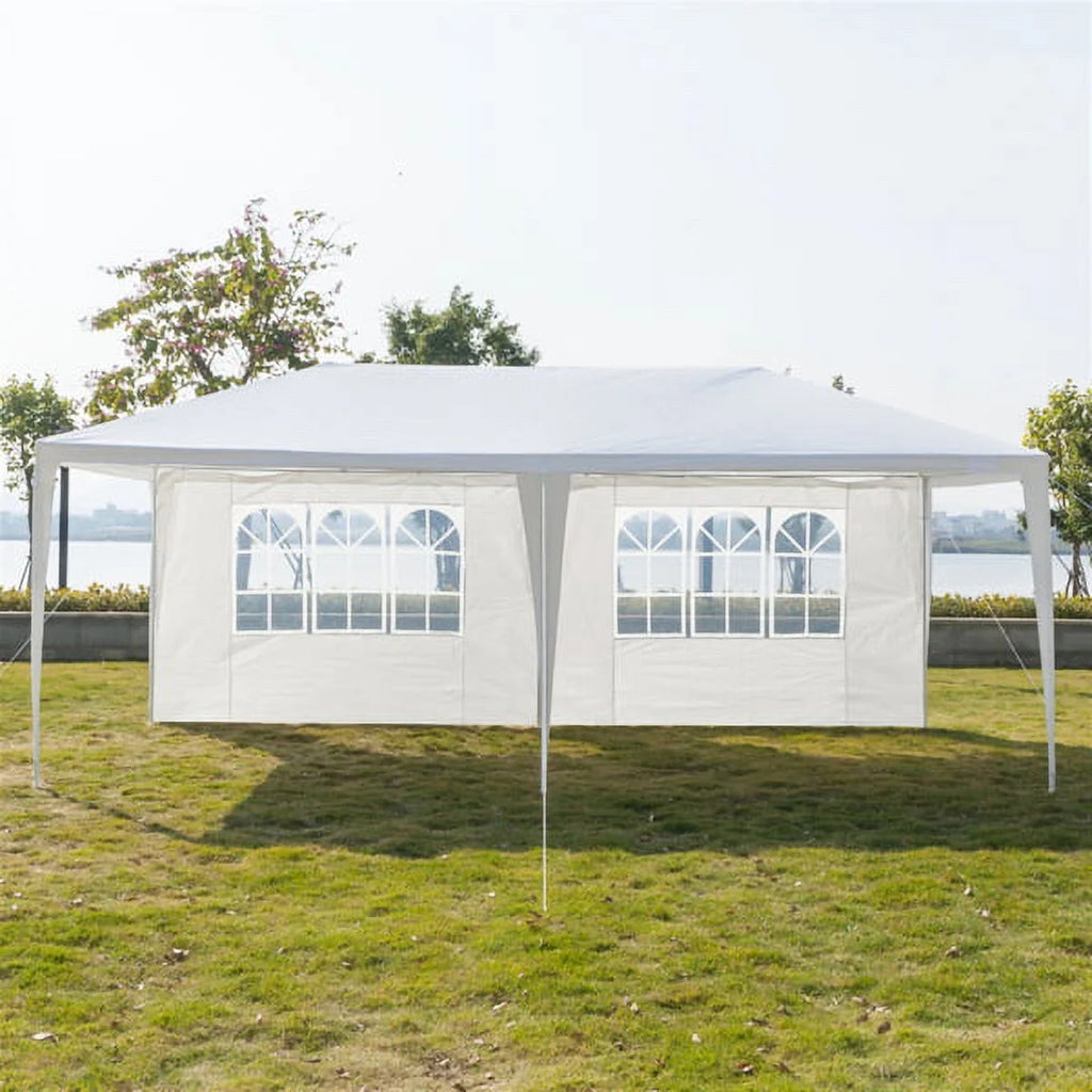 10' x 20' Party Tent Gazebo Canopy with 4 Removable Sidewalls E645