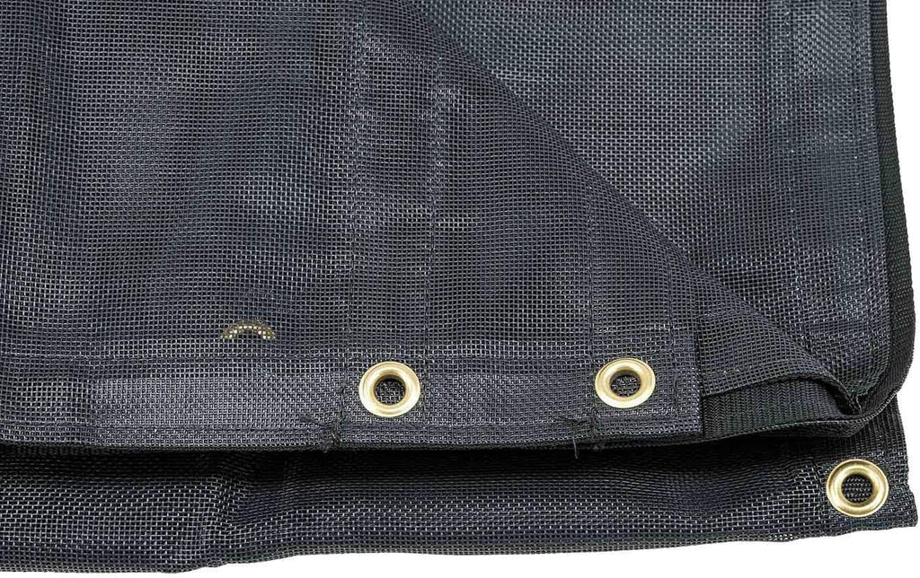 7' x 16' Vinyl Coated Mesh Dump Truck Tarps with 5 Inch 18oz Double Pocket X69661