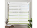 White Dual Layer Cordless Roller Blinds T257048