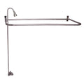 Polished Nickel Shower with D-rod, Faucet, Riser X902457