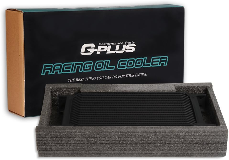 10 Row Aluminum Universal Engine Oil Cooler Kit with Oil Filter Relocation Kit J63089