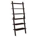 Dark Espresso Solid Wood 6-Shelf Bookcase G13152