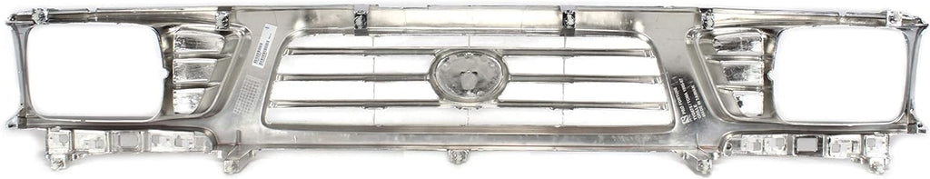 Chrome Shell Grille with Painted Black Insert O799878