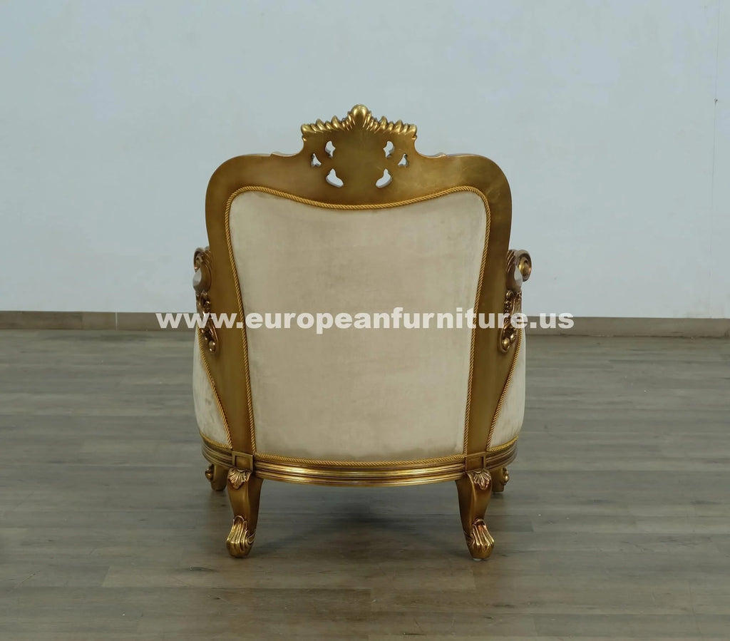 Antique-Bronze Jacquard Fabric Chair Set 2 J33732