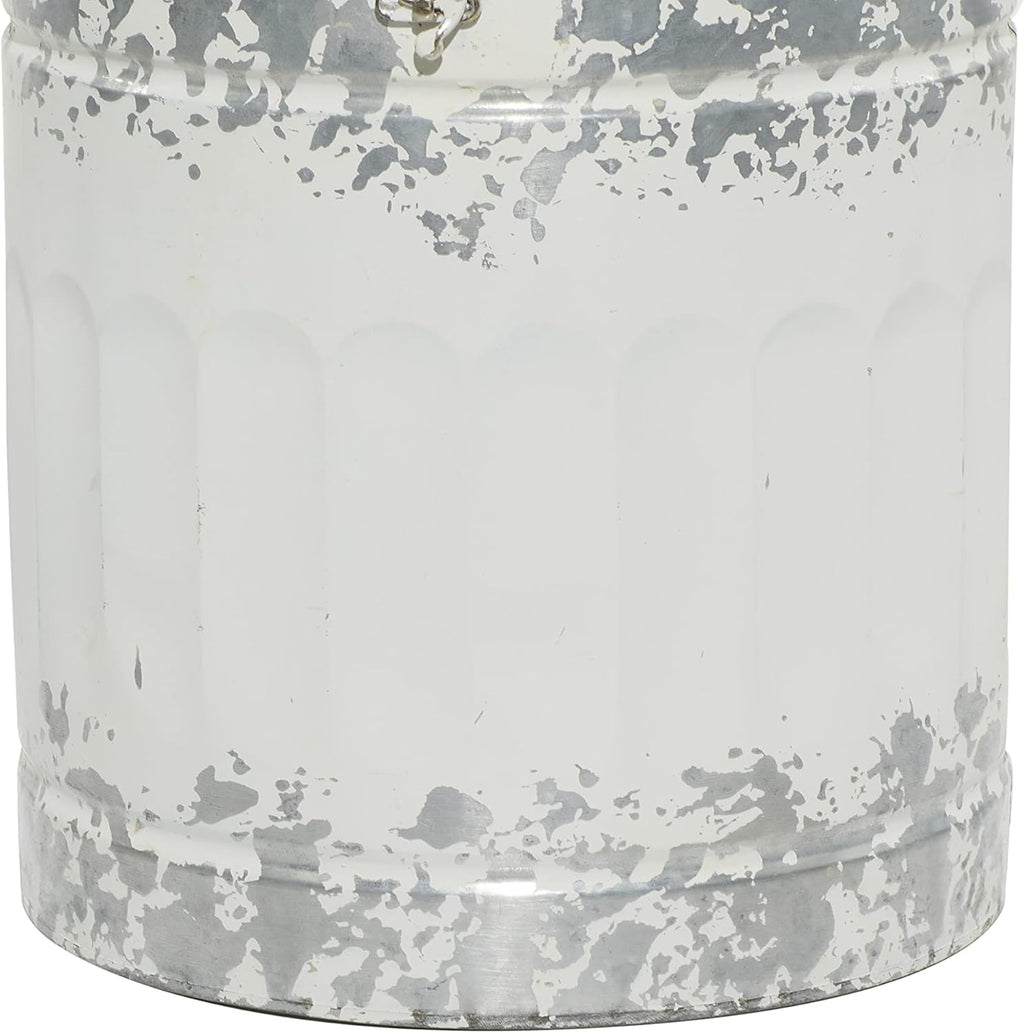 White Decorative Milk Can A187665