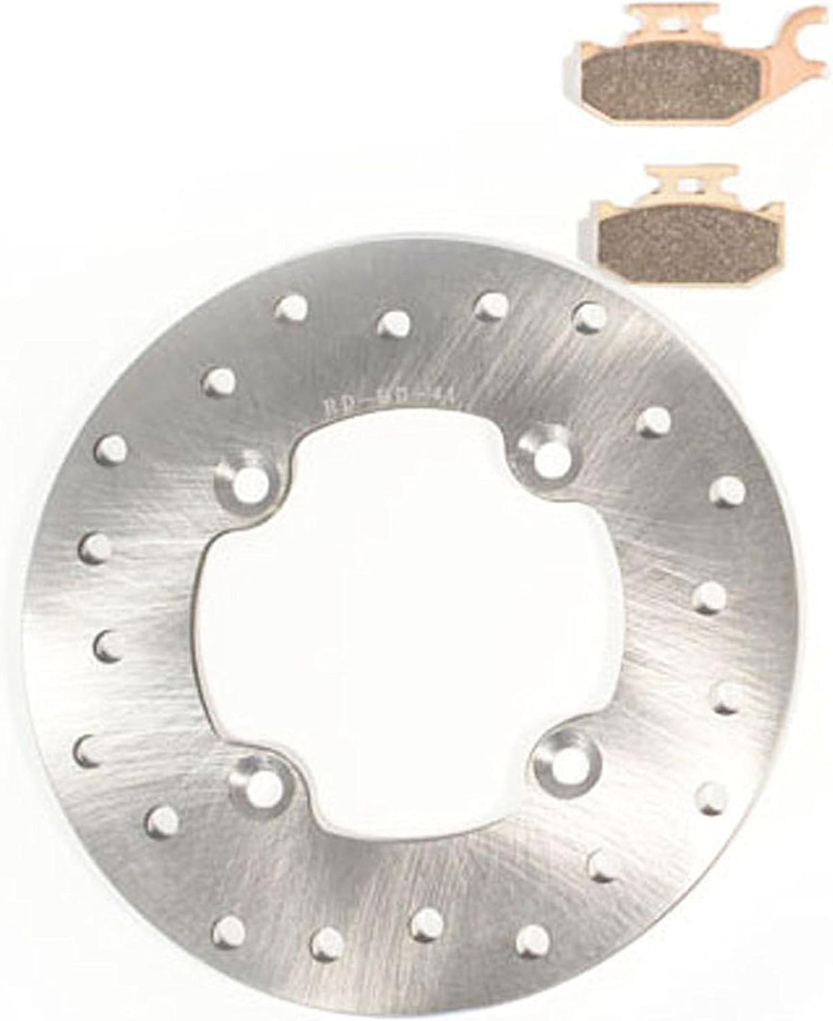 Rear Brake Rotor Disc and Severe Duty Brake Pads Pack of 2 B36846