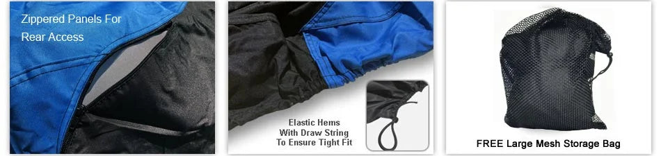 Blue Jet Ski Cover with Trailer Straps and Storage Bag H731