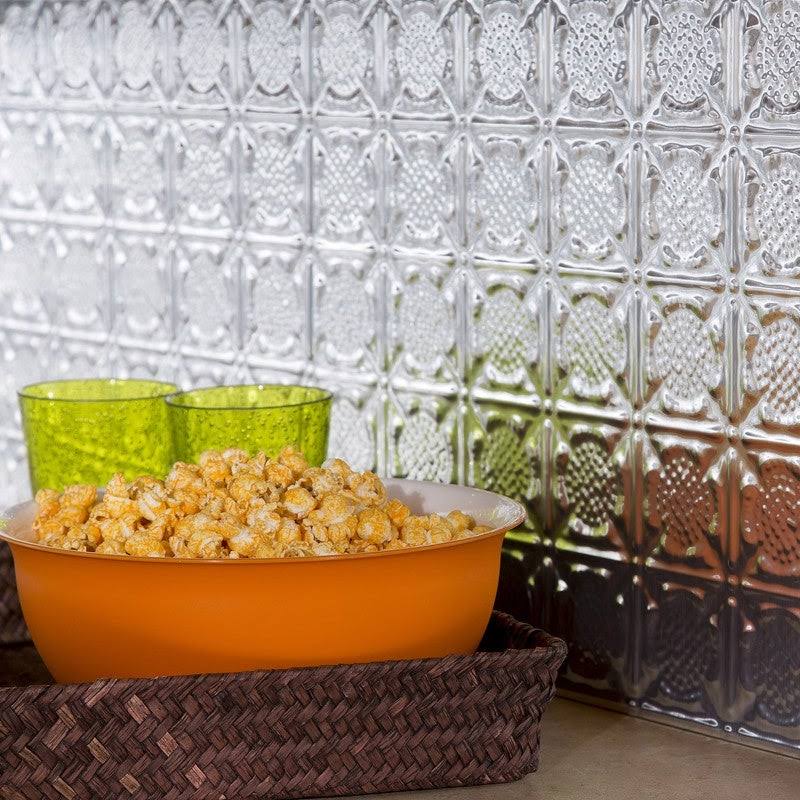 Brushed Aluminum Backsplash Kit S848981