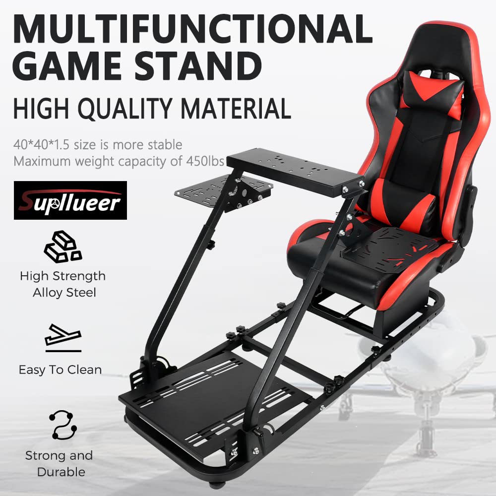 Racing Flight Sim Cockpit with Gaming Seat V785322