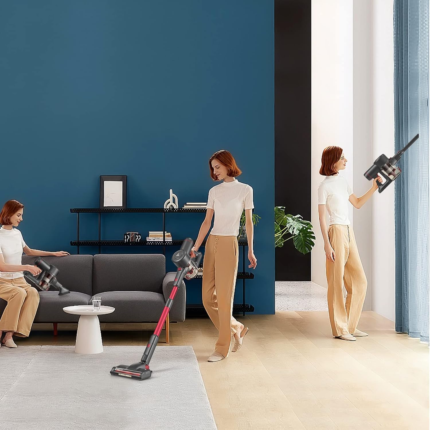 250W 25000PA Stick Vacuum Cleaner with 2200mAh Battery G9126