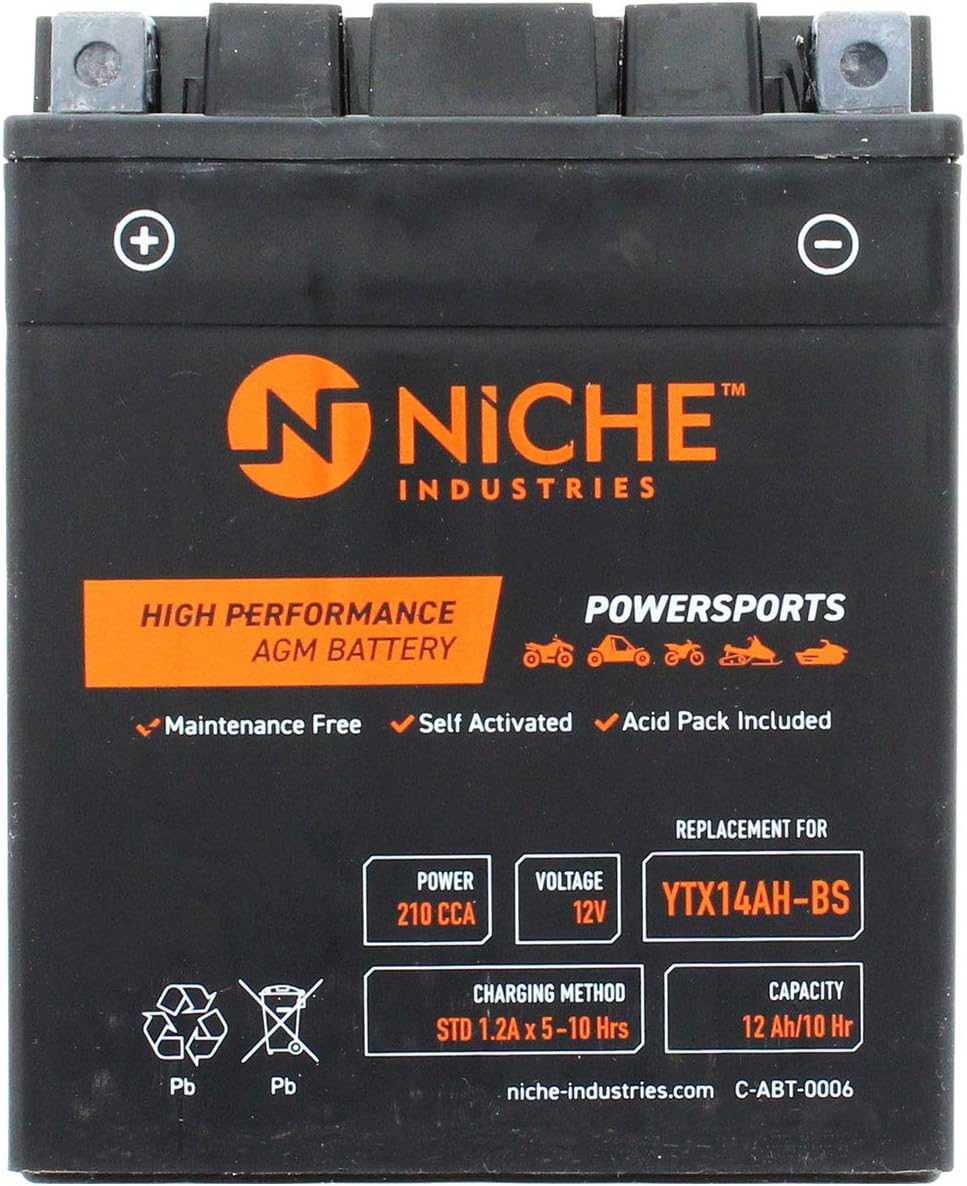 12V 210CCA AGM Sealed Battery M5878
