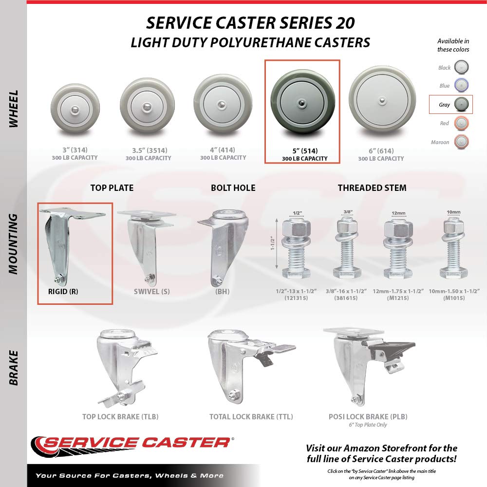 Set of 4 Heavy Duty Replacement Casters X624