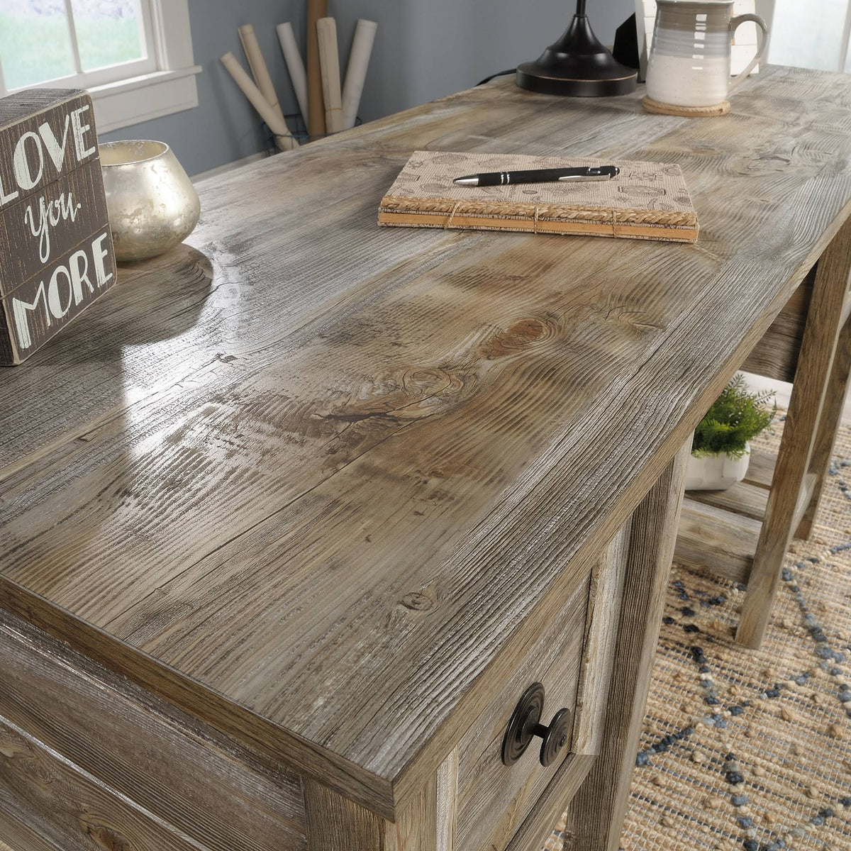 Rustic Cedar Desk M6210