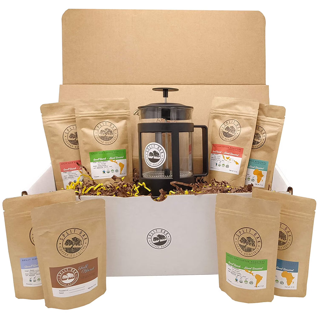 Coffee Gift Box Set with French Press Glass Coffee Maker L441874