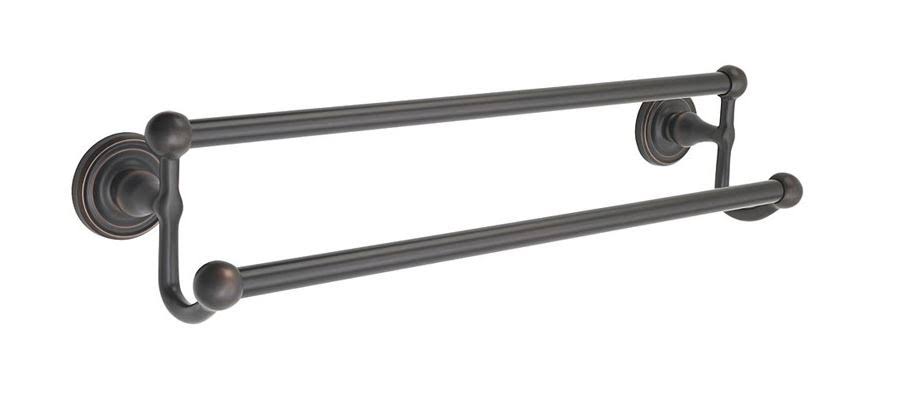 Satin Nickel Double Towel Bar I946376