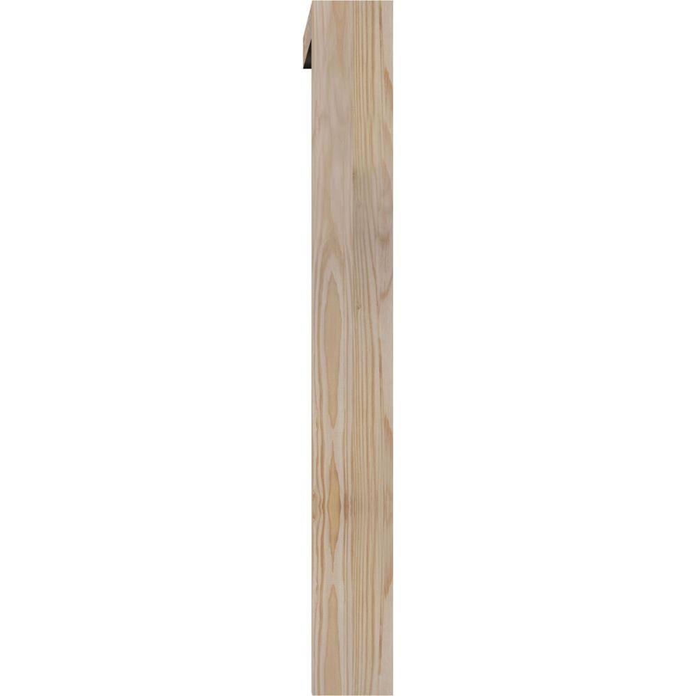 3 1/2x22W x 18x22D x 30x22H Douglas Fir Bracket with Offset Brace R4335