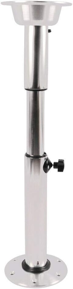 Silver Height Adjustable Table Pedestal Stand Base F71977
