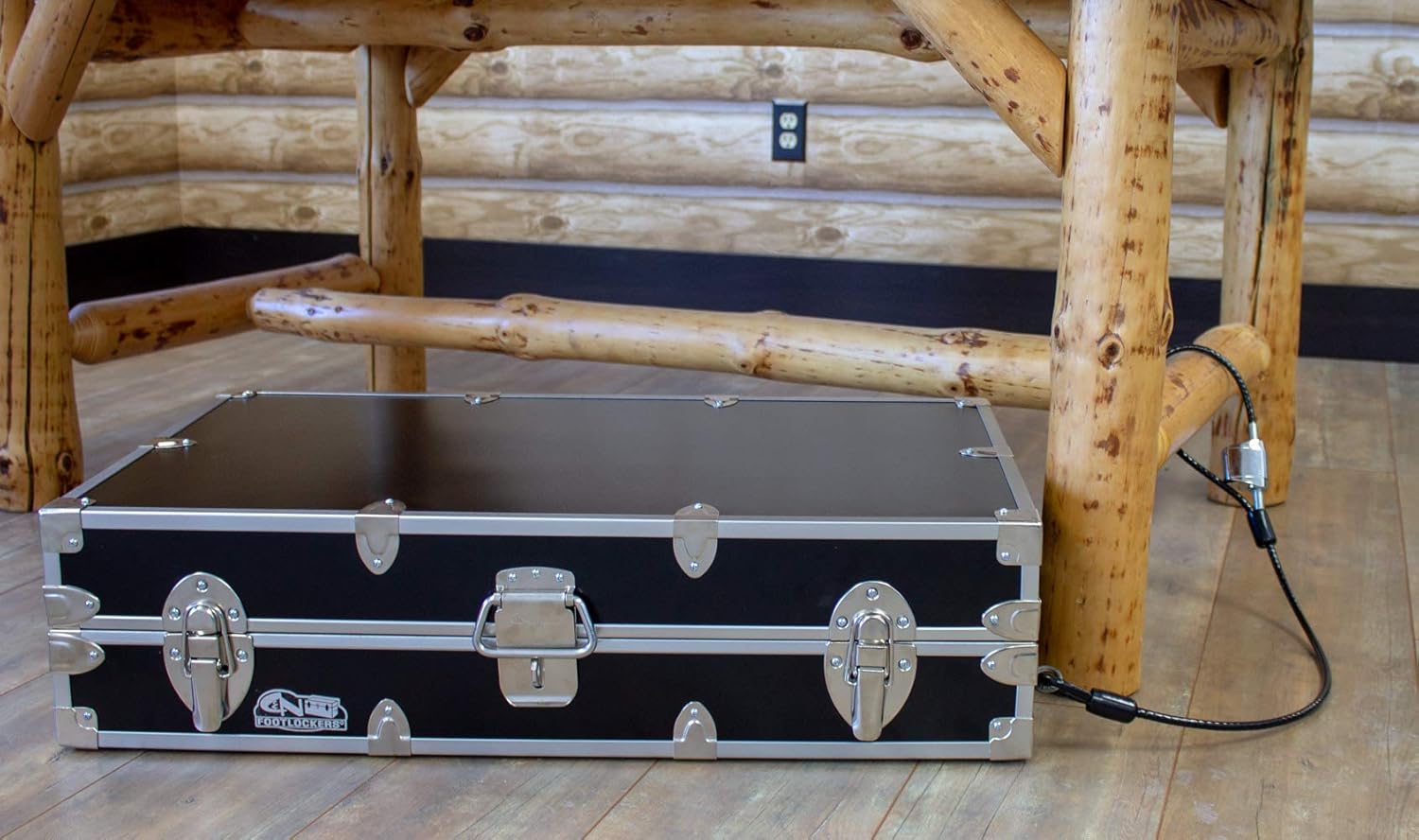 Slim Lockable Trunk with Cable Lock V808526