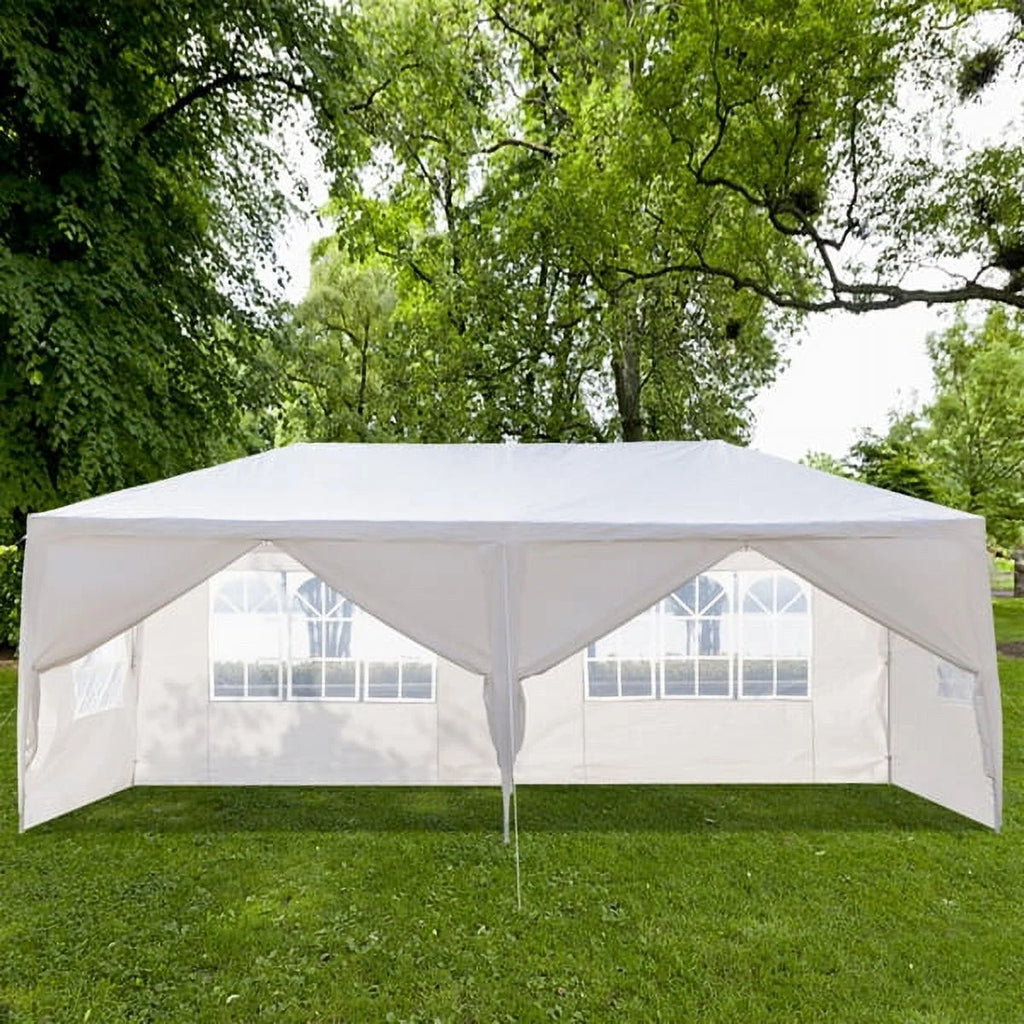10' x 20' Party Tent Gazebo Canopy with 4 Removable Sidewalls E645