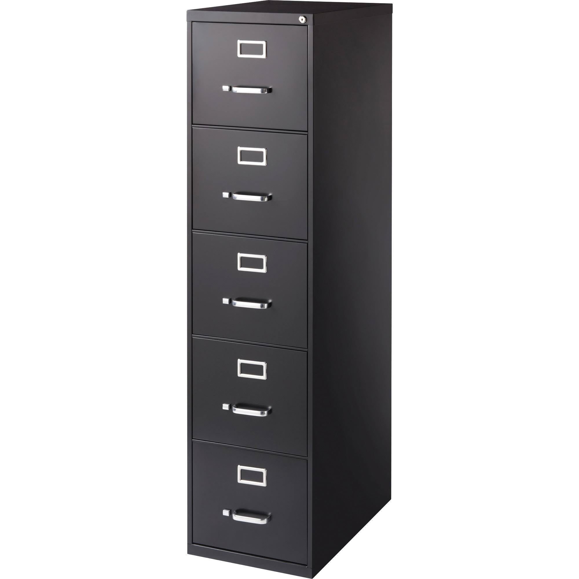 5-Drawer Vertical File Cabinet, Black S3875