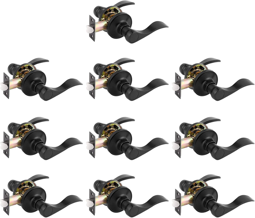 Oil Rubbed Bronze Passage Lever Lockset, Pack of 10 L5433