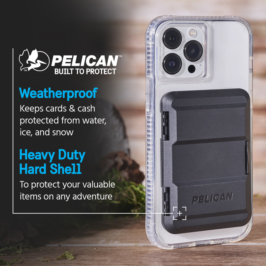 Black Detachable Phone Wallet for iPhone 14 13 12 Pro Max J582576