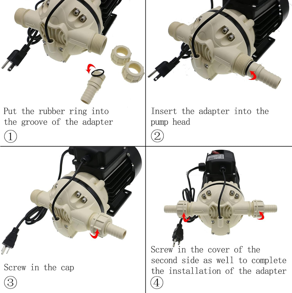 Industrial Water Pressure Pump, 9.2 GPM, 115VAC, 23PSI, 370W O272912