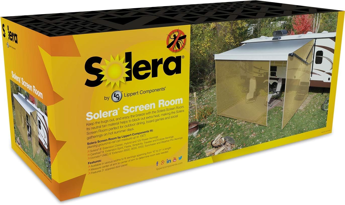 Screen Room for Awnings on 5th Wheel RVs, Travel Trailers and Motorhomes X643