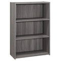 Grey Composite Bookcase with 3 Shelves V72494