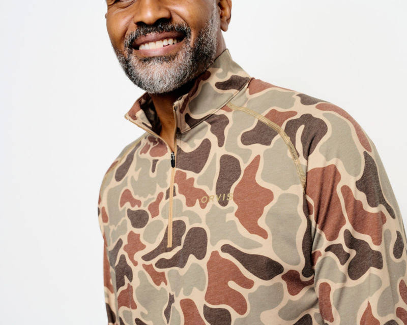 Camo 1/4 Zip P43853
