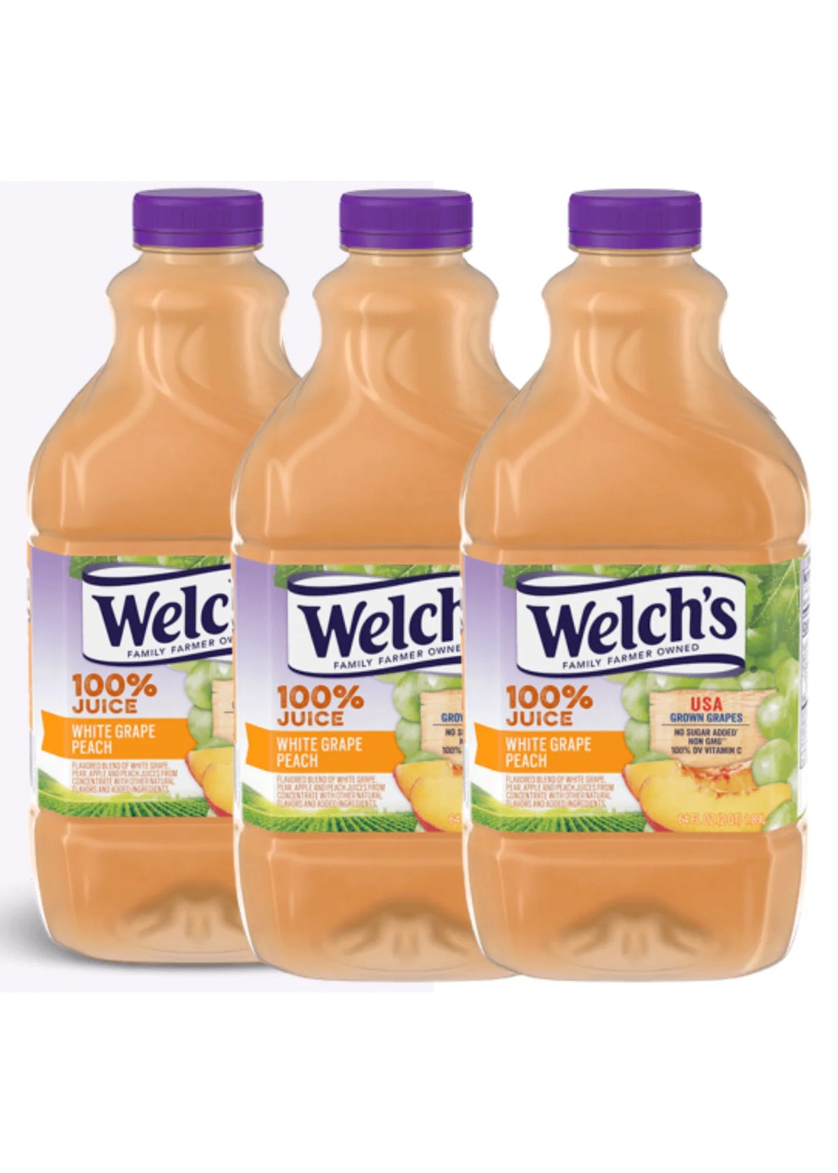 White Grape Peach 64 oz 3 Pack Juice B1458