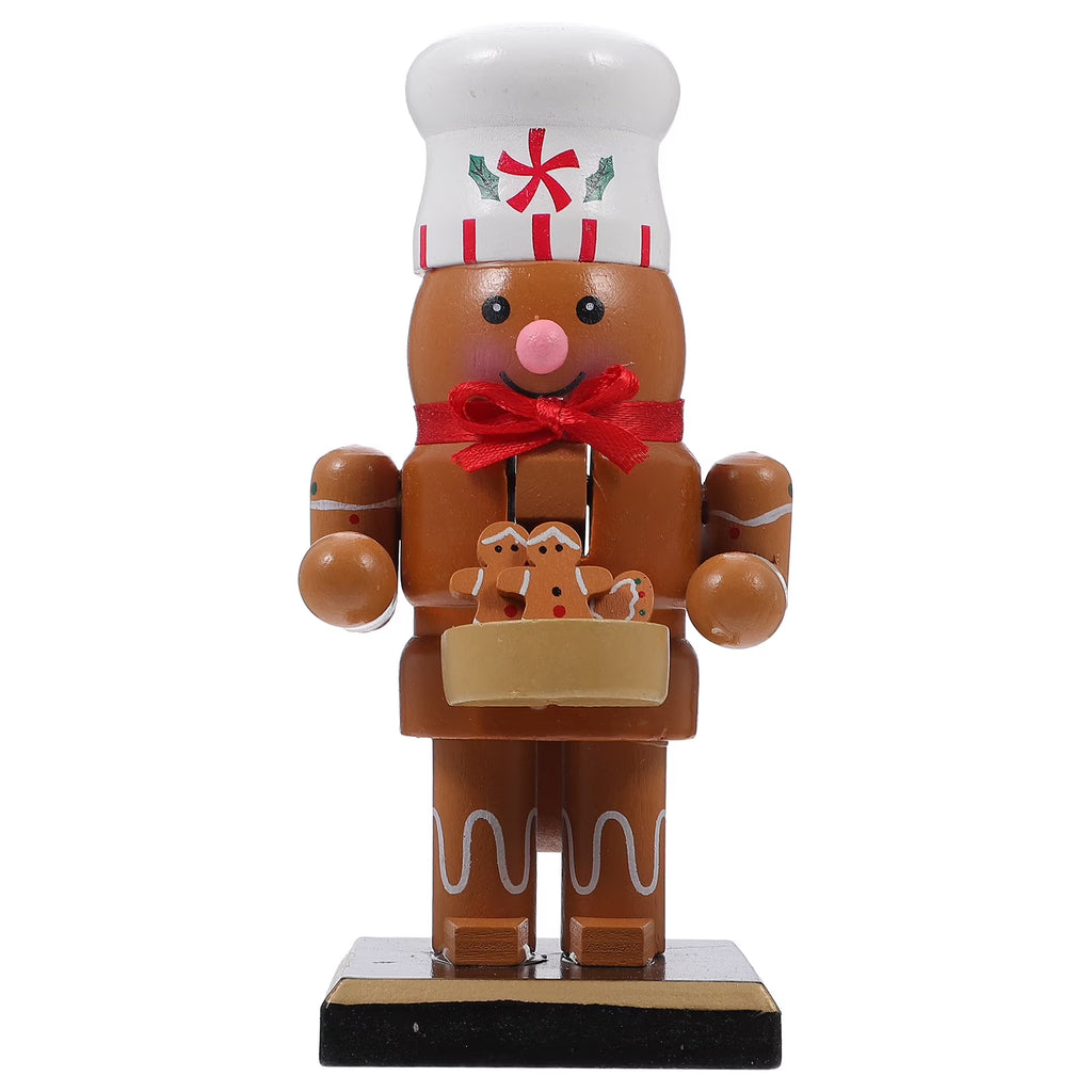 Wooden Nutcracker Gingerbread Man Christmas Tree Ornament A6654