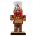 Wooden Nutcracker Gingerbread Man Christmas Tree Ornament A6654