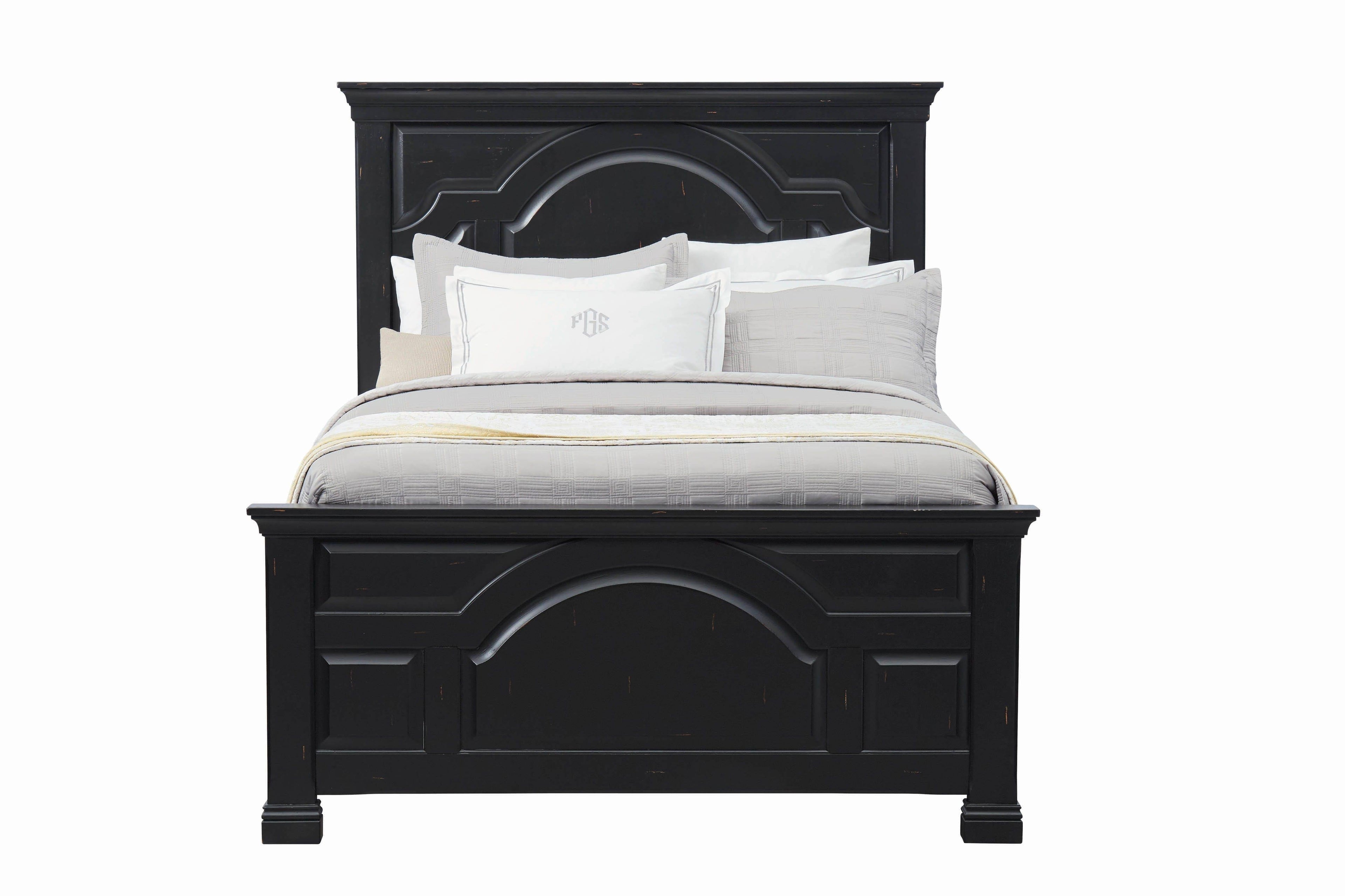Vintage Black Eastern King Size Bed T757