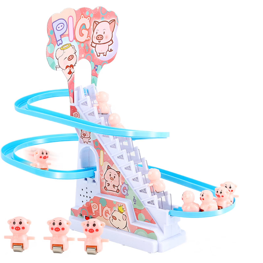 Roller Coaster Piggy Track Toy L48949