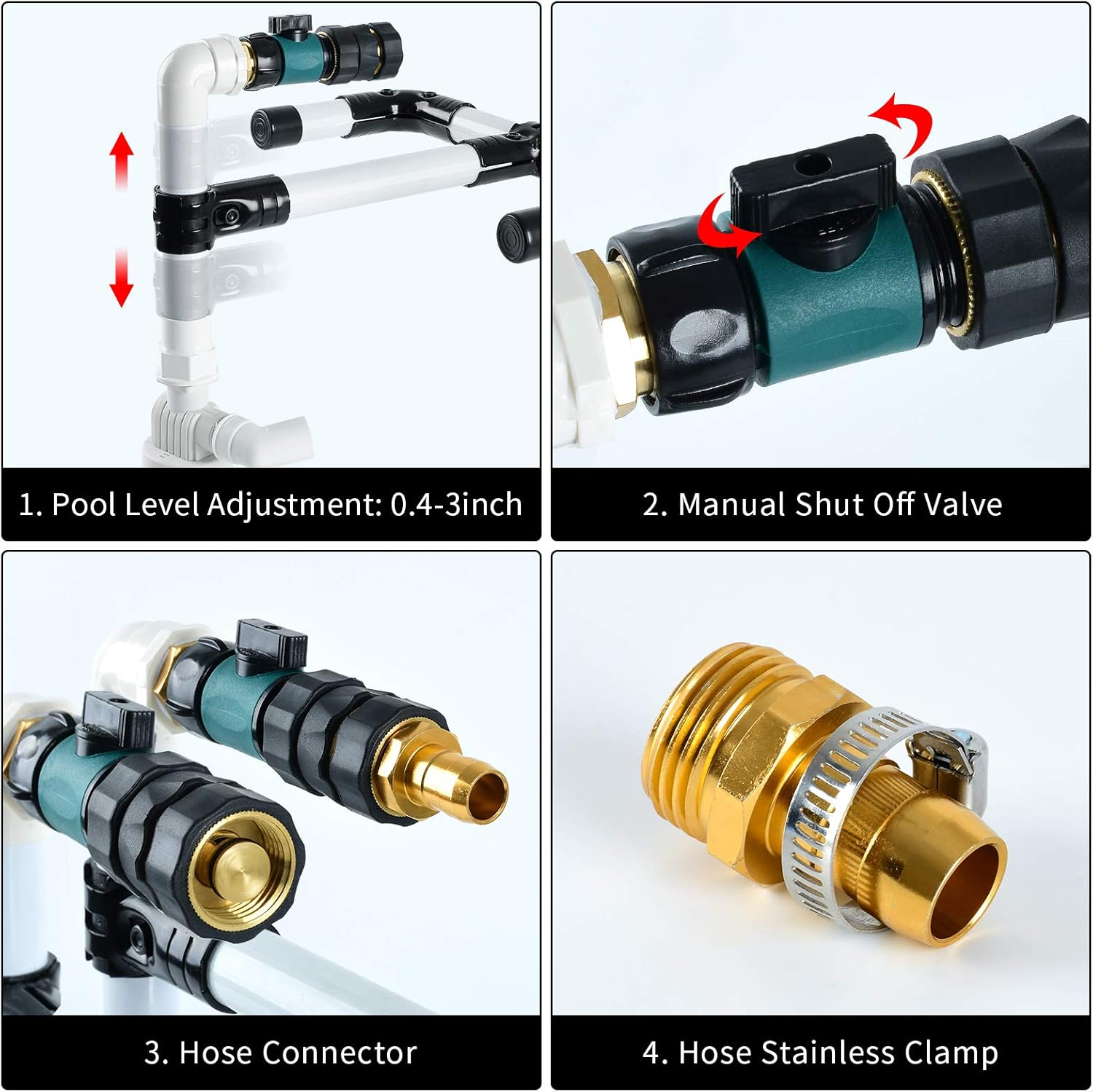 Pool Water Leveler with 3/4'' Hose Connector K168746