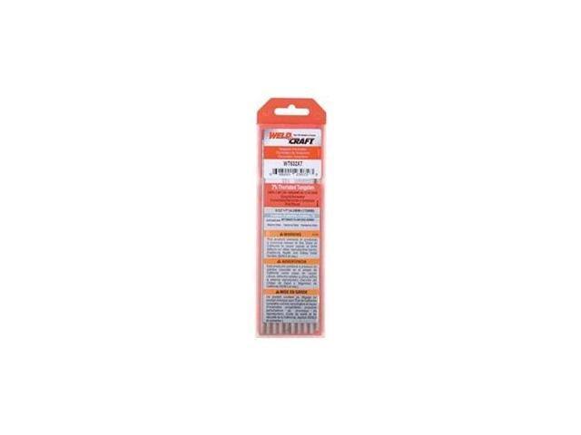 Ceriated Tungsten Electrode, 5/32 In, Pk10 I3450