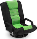 Swivel Floor Gaming Chair with Armrests Folding Video Reclining Sofa M3247